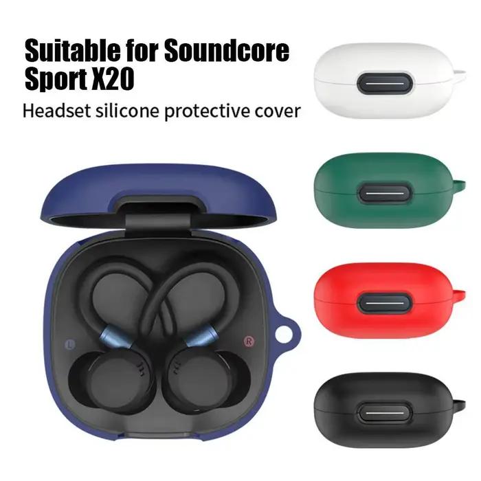 Coque en silicone antichoc pour écouteurs Soundcore dehors X20