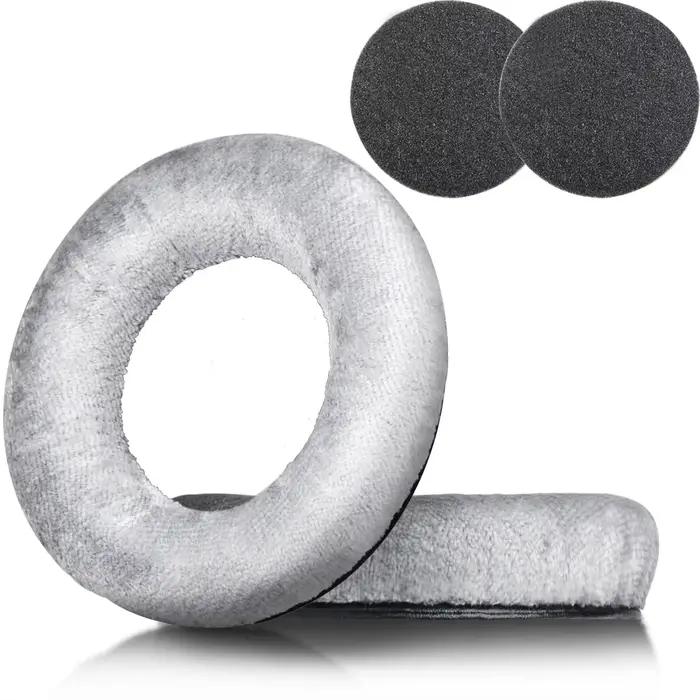 Coussinets d'oreille en velours et mousse à mémoire de forme pour écouteurs Beyerdynamic DT770 DT880 DT990 DT 770 PRO DT 880 PRO DT 990 PRO confortables isolation bruit installation facile occasionnels cadeaux