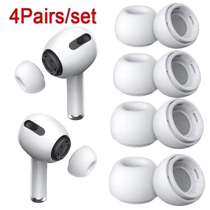 Embouts d'oreille en silicone souple pour AirPods Pro 1/2 Gen