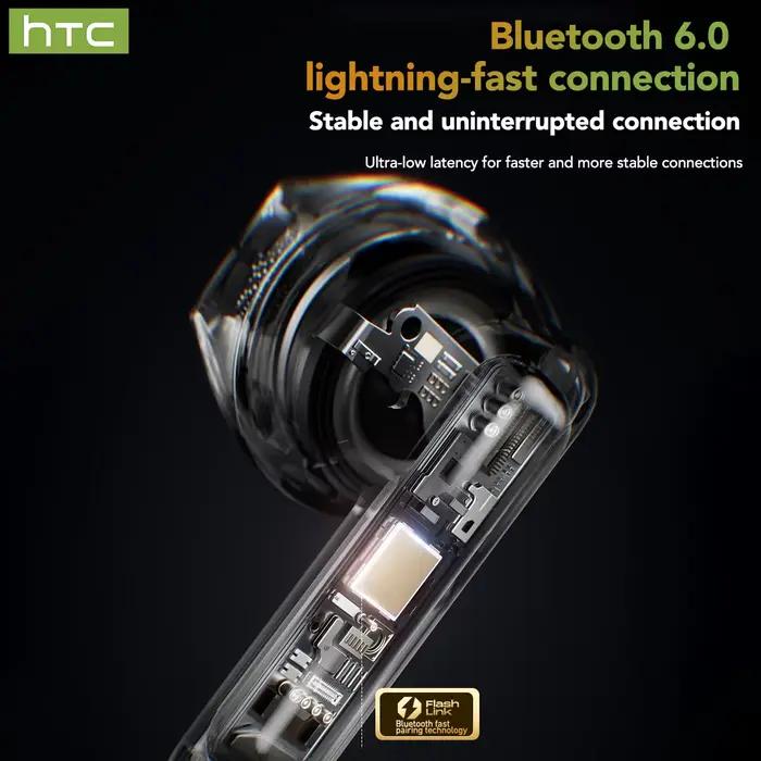Écouteurs sans fil HTC NE48 TWS avec traduction IA