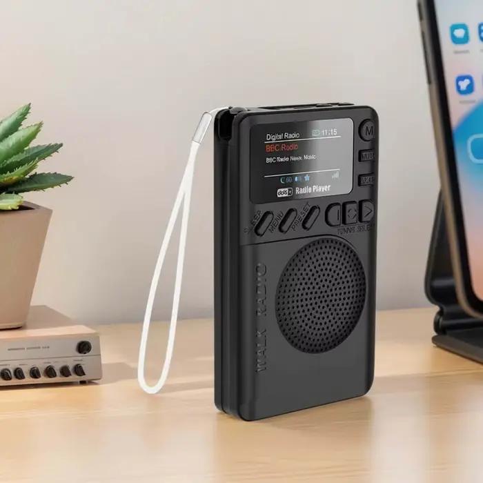 Mini radio numérique DAB FM avec prise casque
