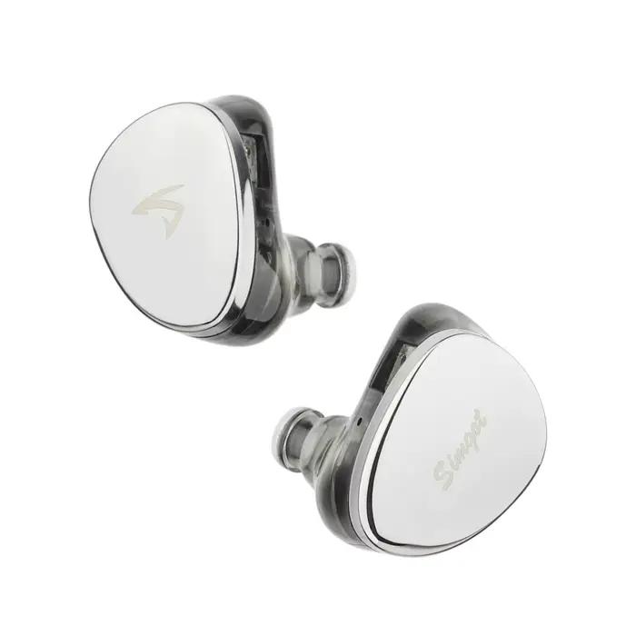 SIMGOT EG280 dans l'oreille moniteur 1DD + 1 planaire HiFi IEM filaire écouteur de jeu avec Microphone 1.7m de Long câble OFC détachable 2 broches