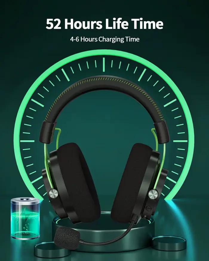 NUBWO G03 casque de jeu Bluetooth 2.4GHz Dongle double