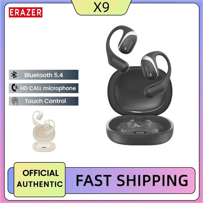 Écouteurs sans fil d'origine ERAZER X9 OWS HiFi stéréo sport ouvert Bluetooth