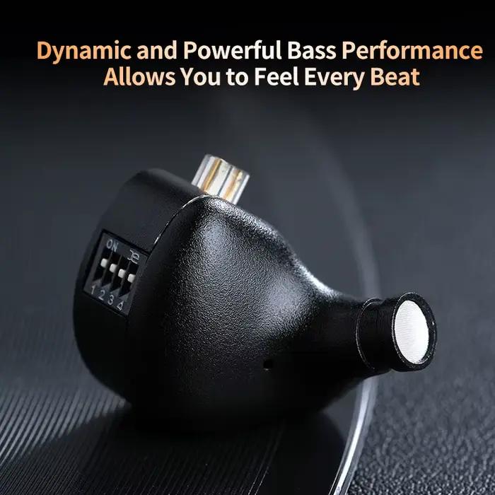 Écouteurs Intra-auriculaires KZ ZS12 PRO X en Métal avec Technologie Hybride 1DD+5BA Pour Musique, Jeu Vidéo, Chasse, Sport et Plus