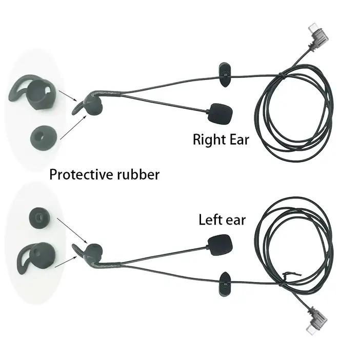 2 écouteurs intra-auriculaires EJEAS avec interface Type-C