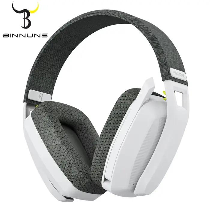 BINNUNE BW06 casques Bluetooth Gamer avec micro pour PS5 PS4 PC Mac Playstation casque de jeu sans fil 2.4GHz avec Microphone