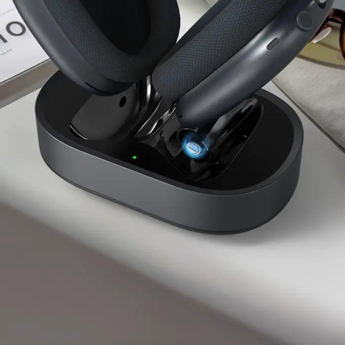 Station de charge magnétique pour écouteurs AirPods Max avec double connecteur