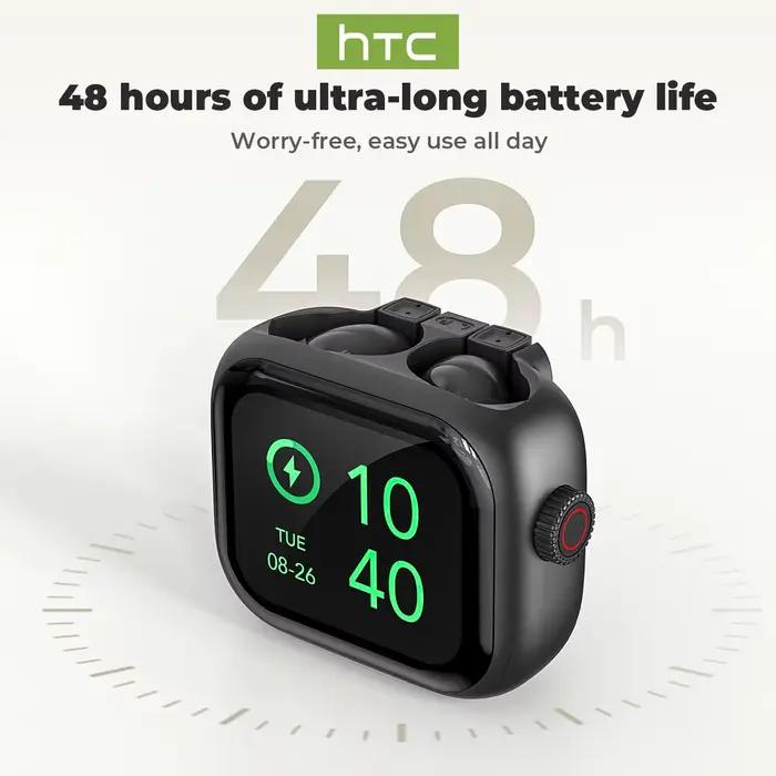 Écouteurs sans fil HTC NE40 Sports Bluetooth 6.0 TWS pour le gaming