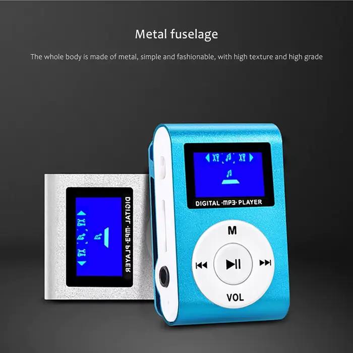 Support Portable 32GB TF carte Clip écran LCD lecteur de musique MP3 Mini