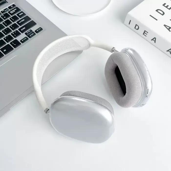 Pour AirPods Max étui Transparent souple TPU anti-rayures housse de protection pour Apple