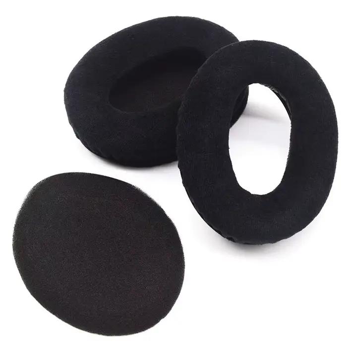 Coussinets d'oreille en cuir PU et velours pour Sennheiser HD525 HD535 HD545 HD565 HD580 HD600 HD650 oreillettes compatibles confortables et durables
