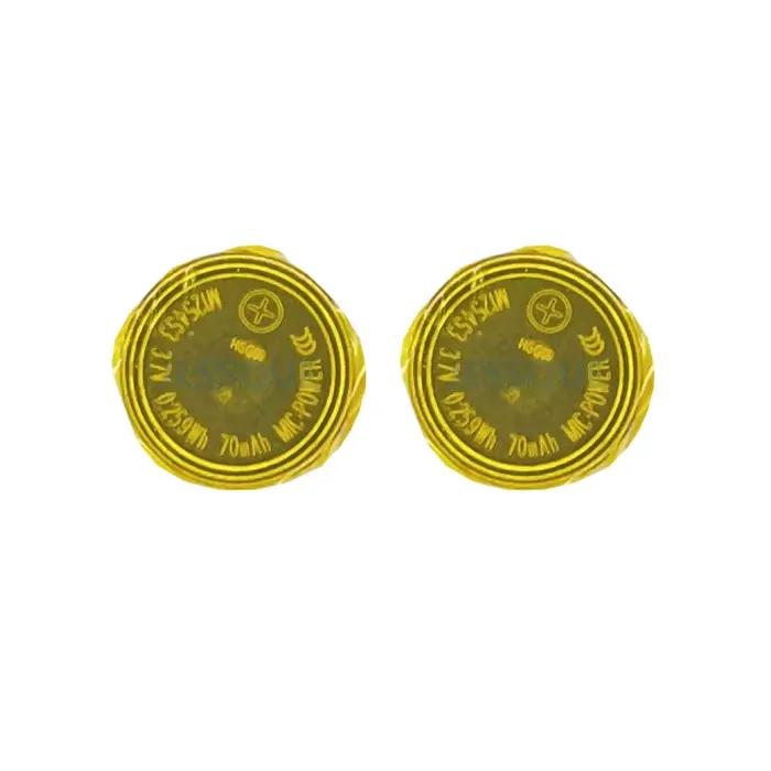 2 pièces/lot 54mAh 1254 batterie pour Jabra Elite Active 85t 75T écouteurs de jeu mains libres écouteur
