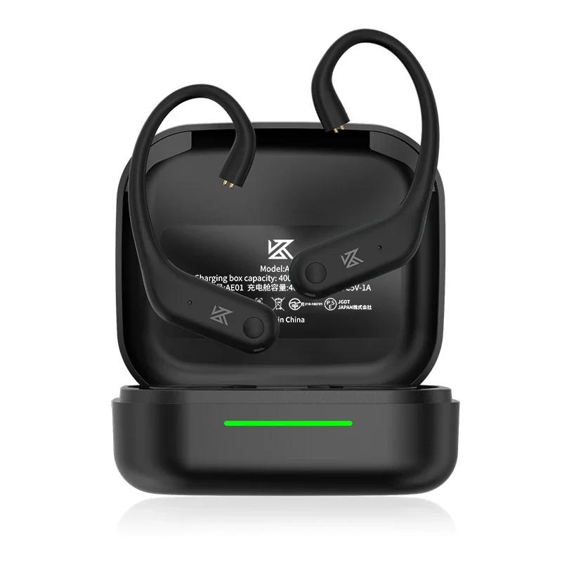 KZ AE01 – crochet d'oreille sans fil, câble pour écouteurs Bluetooth 5.4, avec étui de chargement, c