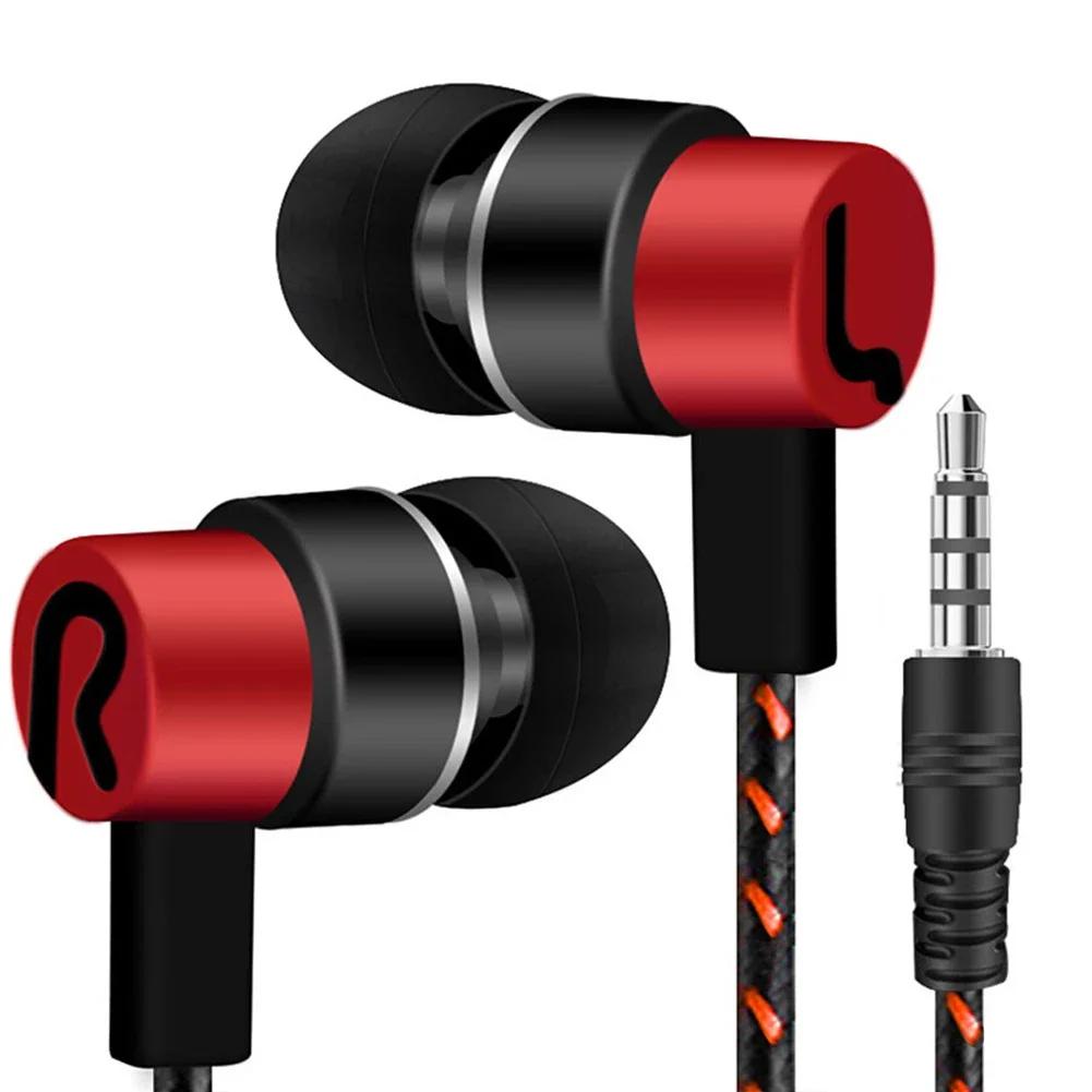 Écouteurs filaires 3.5mm, 2 écouteurs stéréo intra-auriculaires de base, écouteurs mobiles, casque à