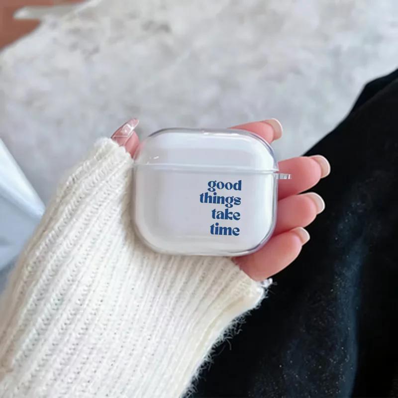 Les bonnes choses prennent du temps – Écouteurs sans fil AirPods Pro 3 2025, AirPods 2, 3, 4 Pro, ét