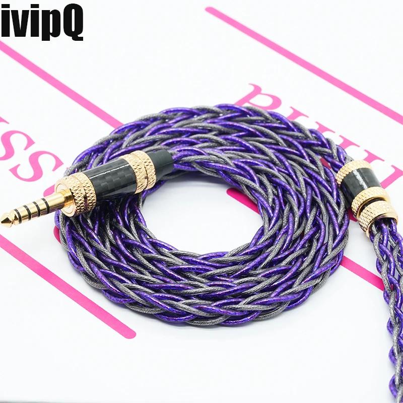 IvipQ-335 IEM HIFI Multi-ConEventsauna câble de téléphone câble de mise à niveau avec mini XLR/A2DC/