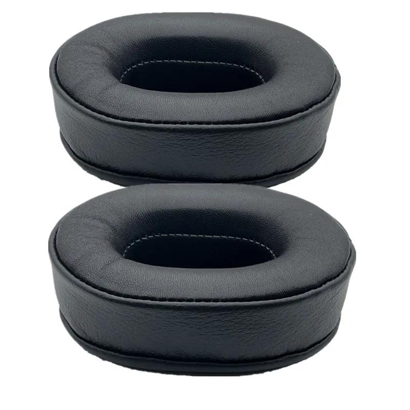 Coussinets d'oreille ovales en peau de mouton, 100x80mm, 110x90mm, 90x70mm, AKG, ATH, M50X, HyperX,