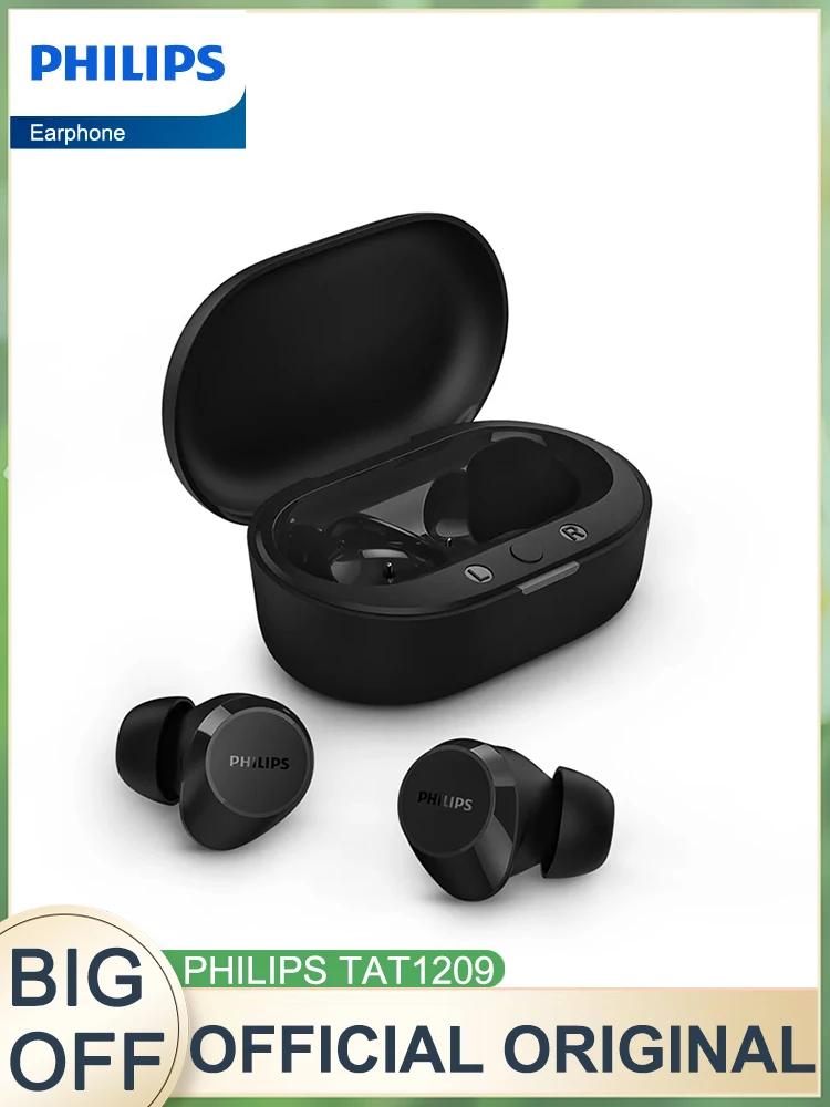 Écouteurs d'origine officiels Philips TAT1209 casque sans fil Bluetooth 5.3 casque d'appel HiFi HD c